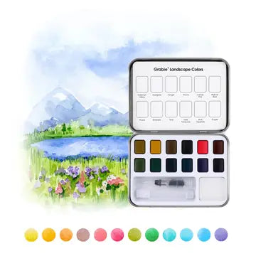 Watercolor Pocket Set - Landscape