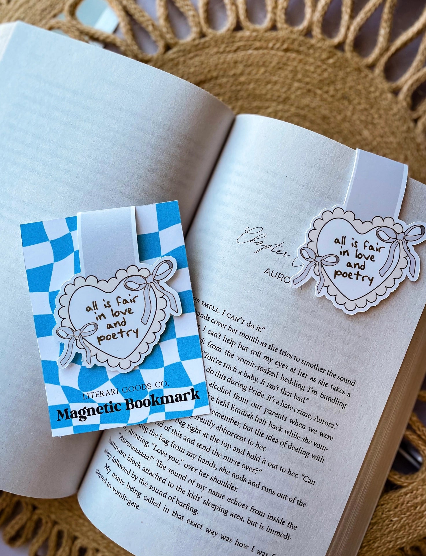 Magnetic Bookmark | All Is Fair In Love and Poetry
