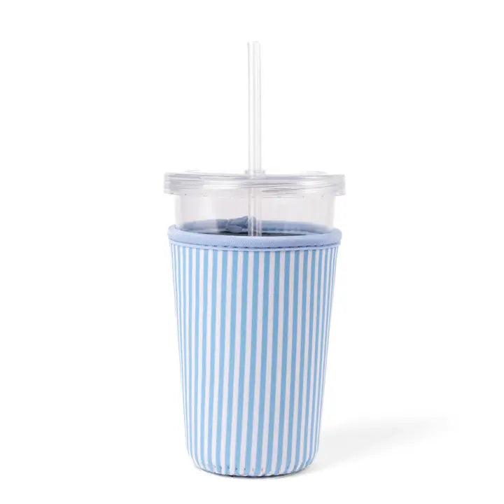 Cup Sleeve | Blue Stripes