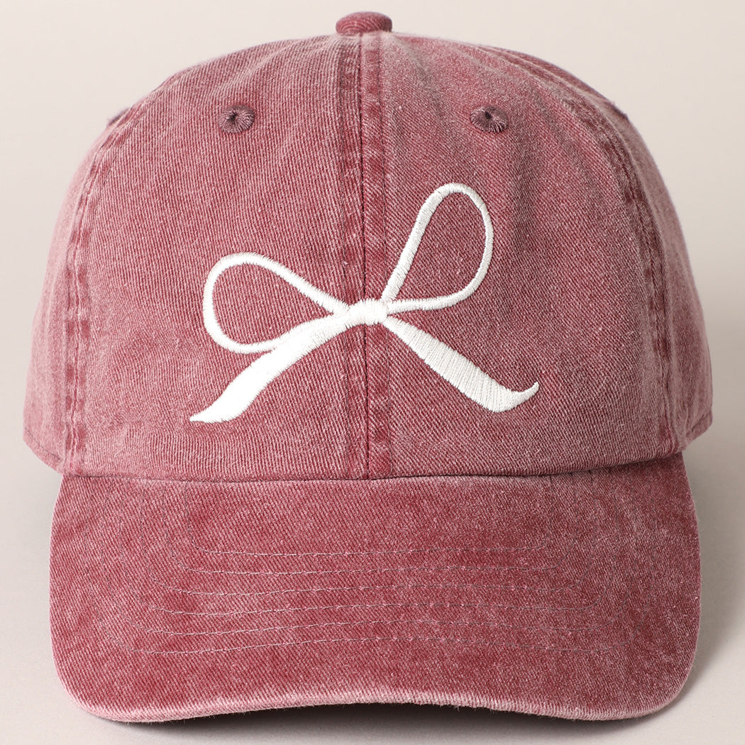 Dad Cap | Ribbon Bow