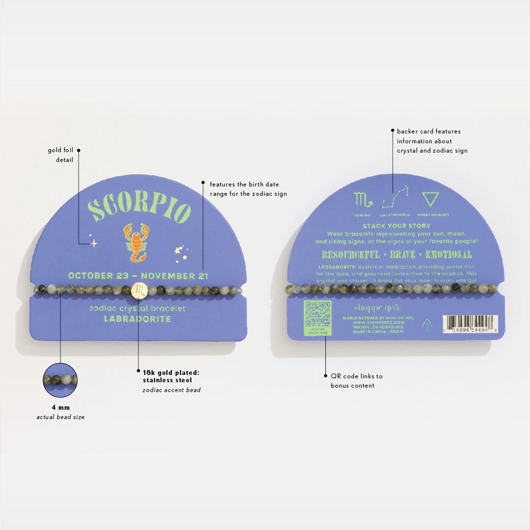 Zodiac Crystal Bracelets