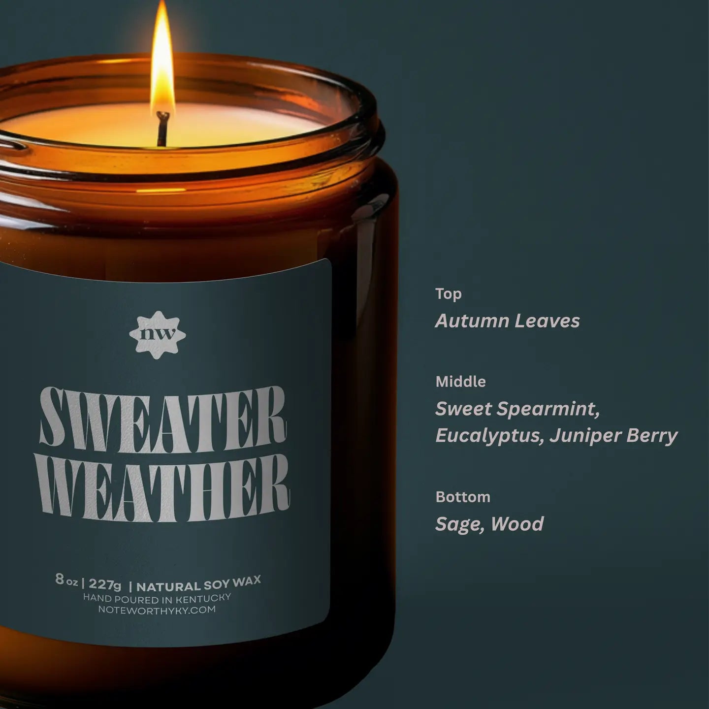 Fall Candle | Sweater Weather | 8oz