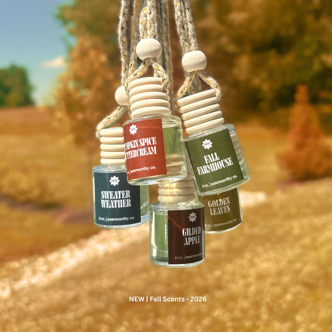 Fall Car Diffusers | NEW | 8mL