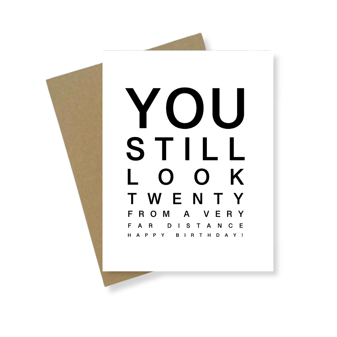 Greeting Card | Twenty From A Distance