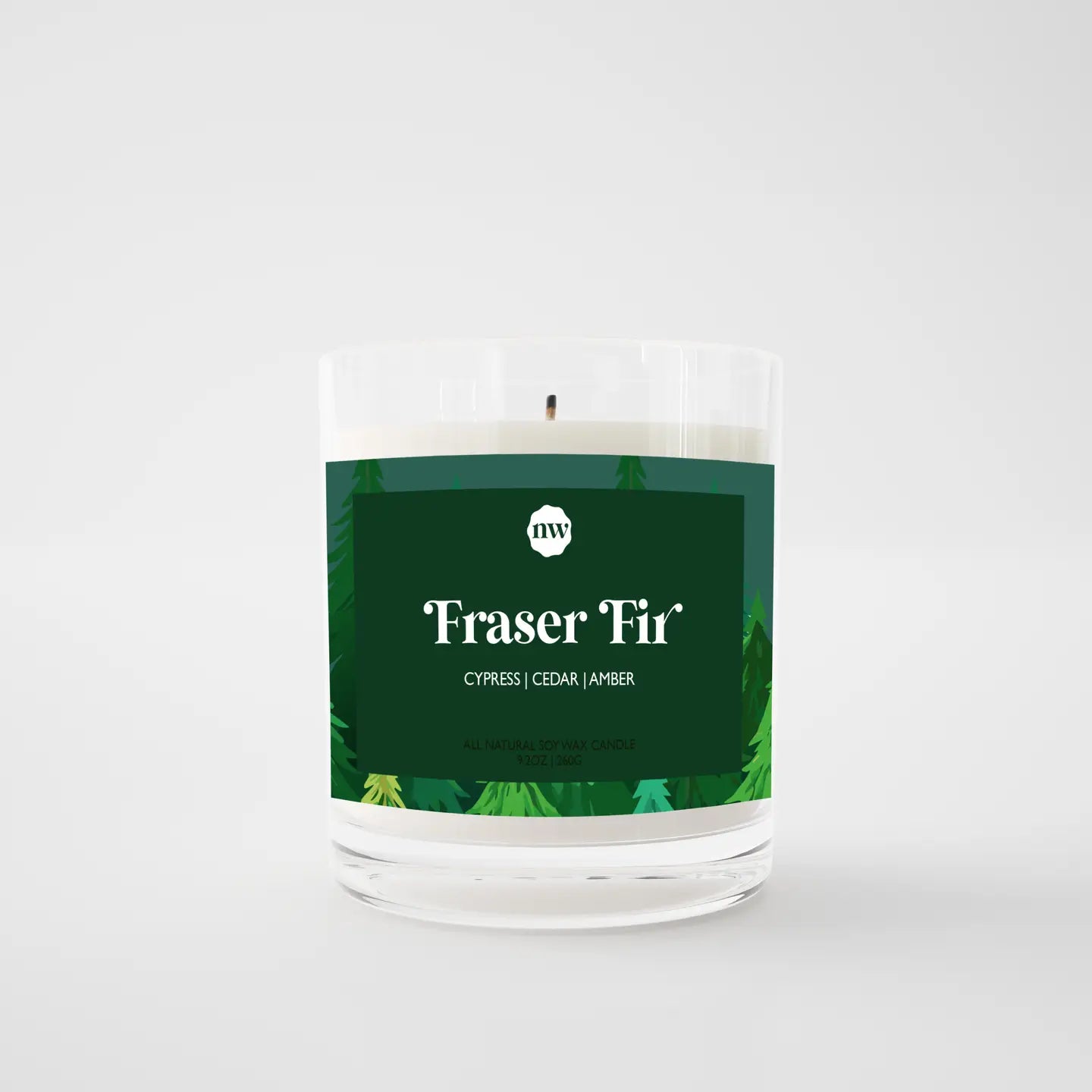 Single Wick Candle | Fraser Fir | Christmas