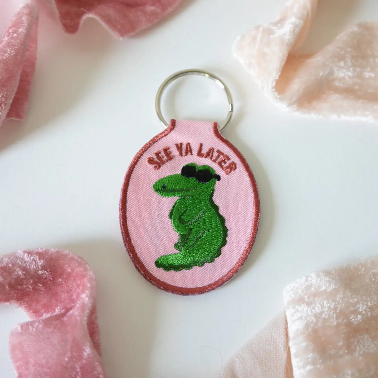 Embroidered Keychain | Later Gator