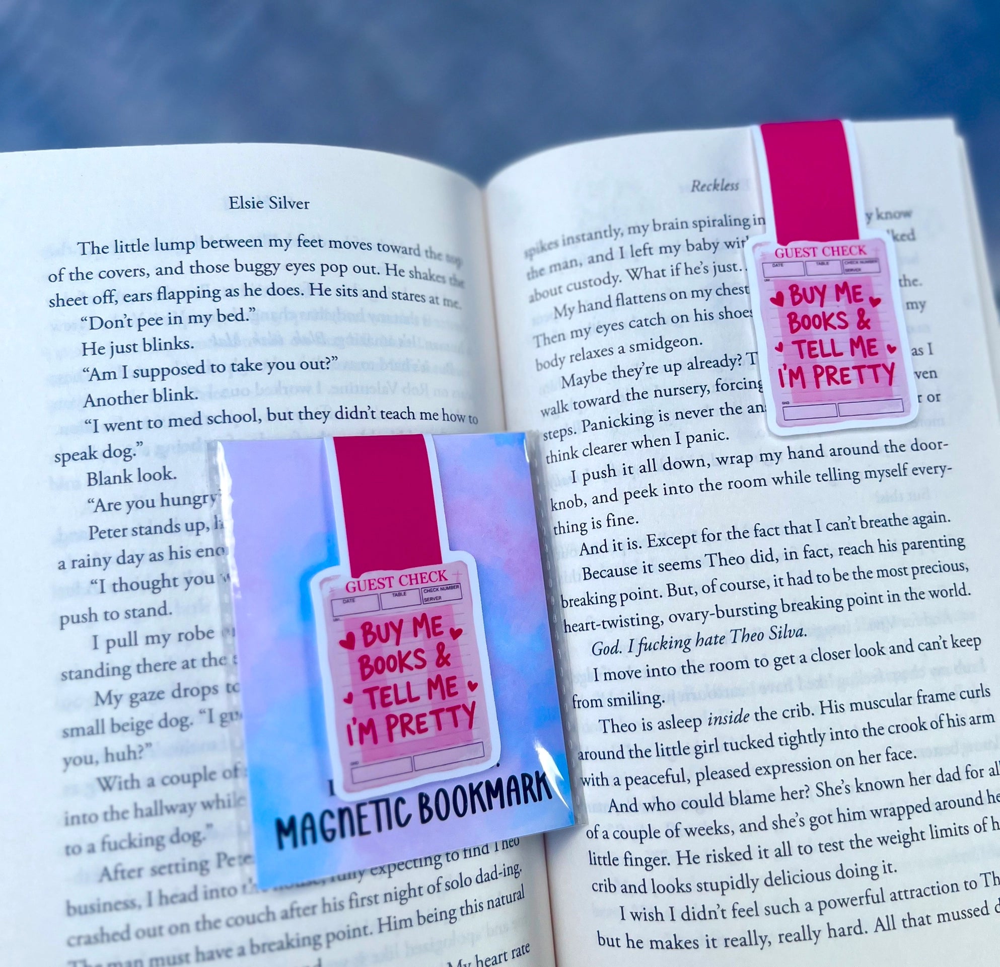 Magnetic Bookmark | Buy Me Books and Tell Me I'm Pretty