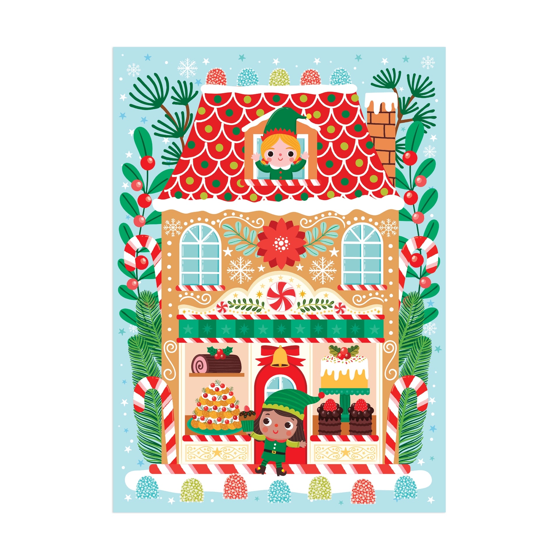 Puzzle Ornament | Santa's Bakery