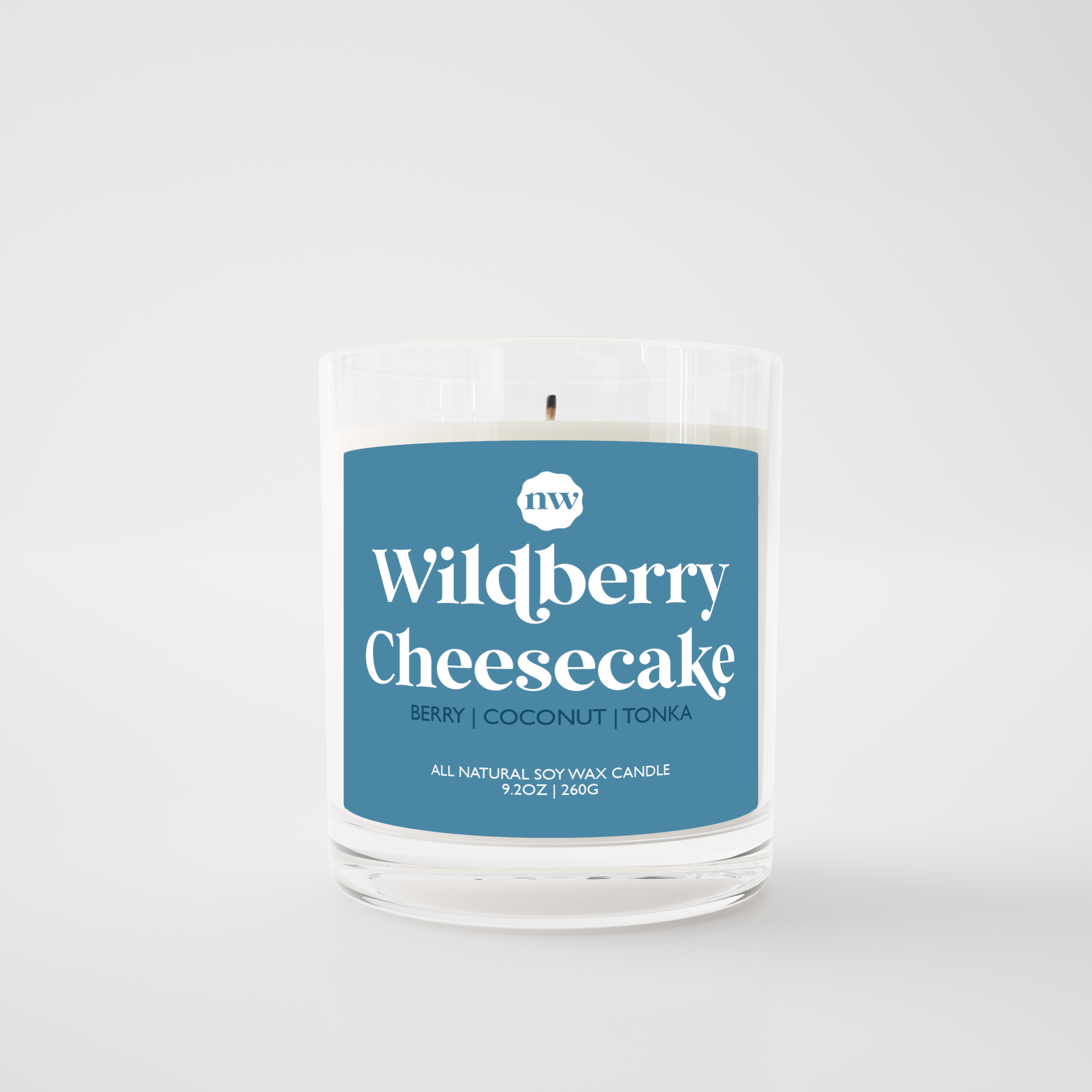 Single Wick Candle | Wildberry Cheesecake