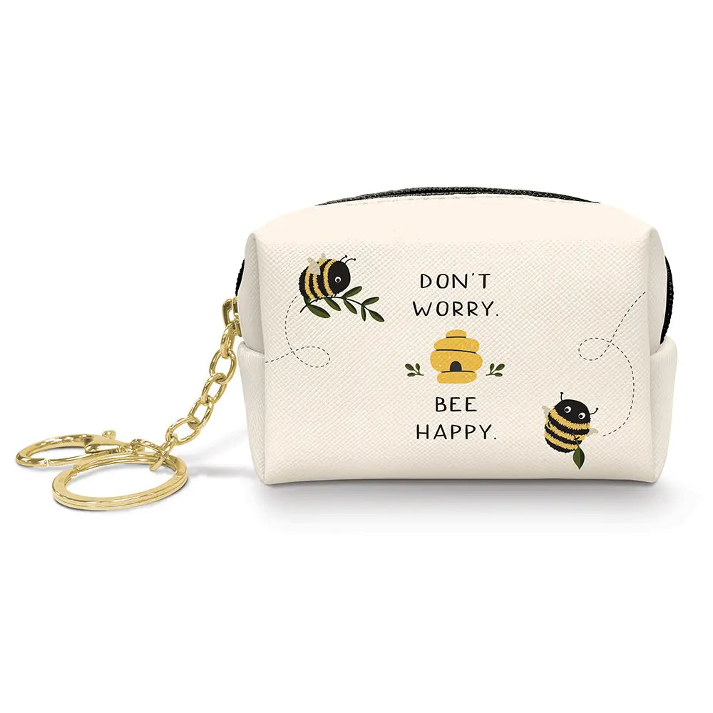 Keychain Pouch - Bee Happy