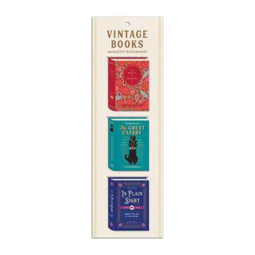 Magnetic Bookmarks | Vintage Books