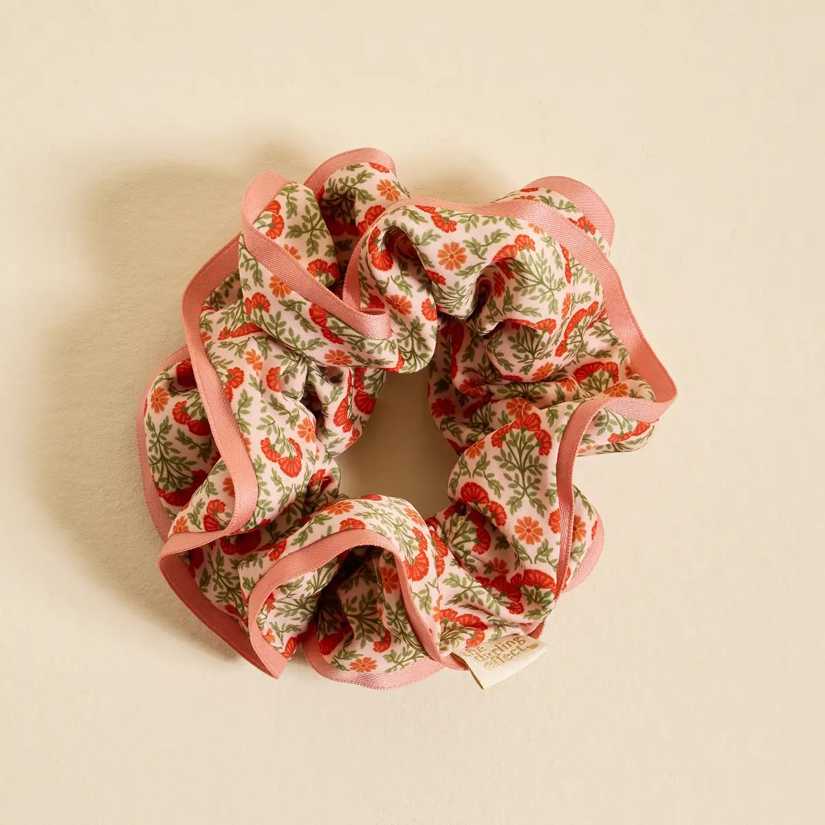 Ruffle Up Scrunchie | Everbloom Dusty Rose