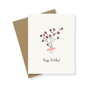 Greeting Card | Happy Birthday Flowers