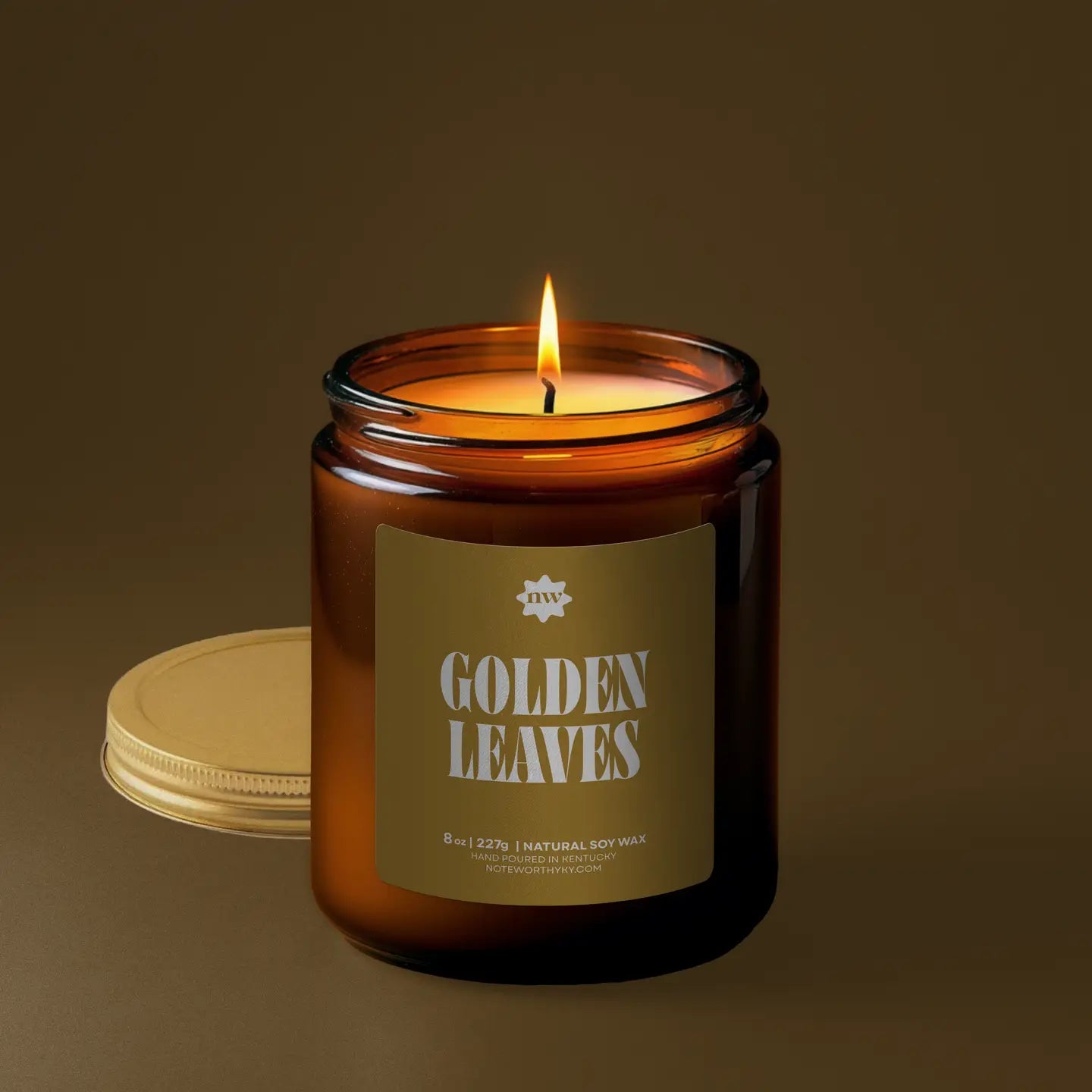 Fall Candle | Golden Leaves | 8oz
