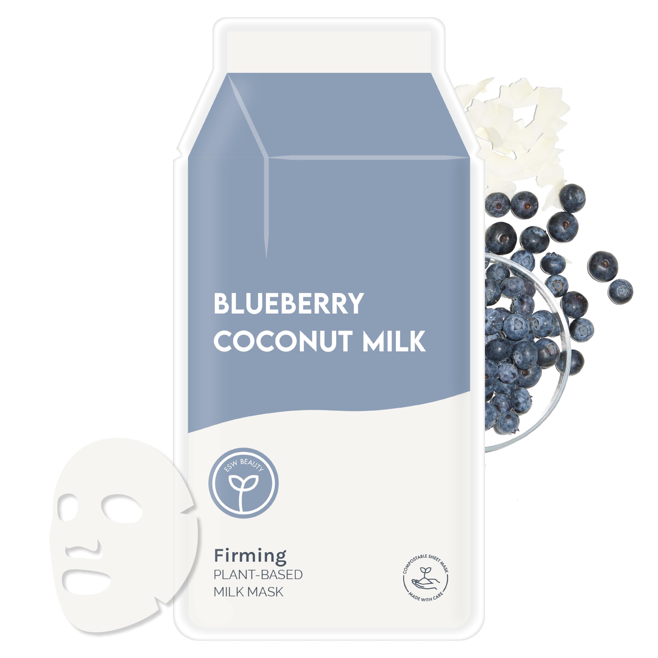 Blueberry Coconut Milk | Firming Raw Juice Mask