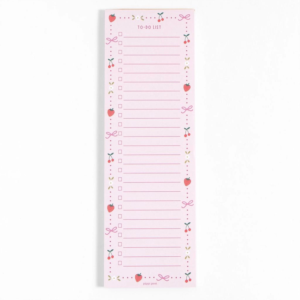 Notepad | Berries & Bows (4x12)