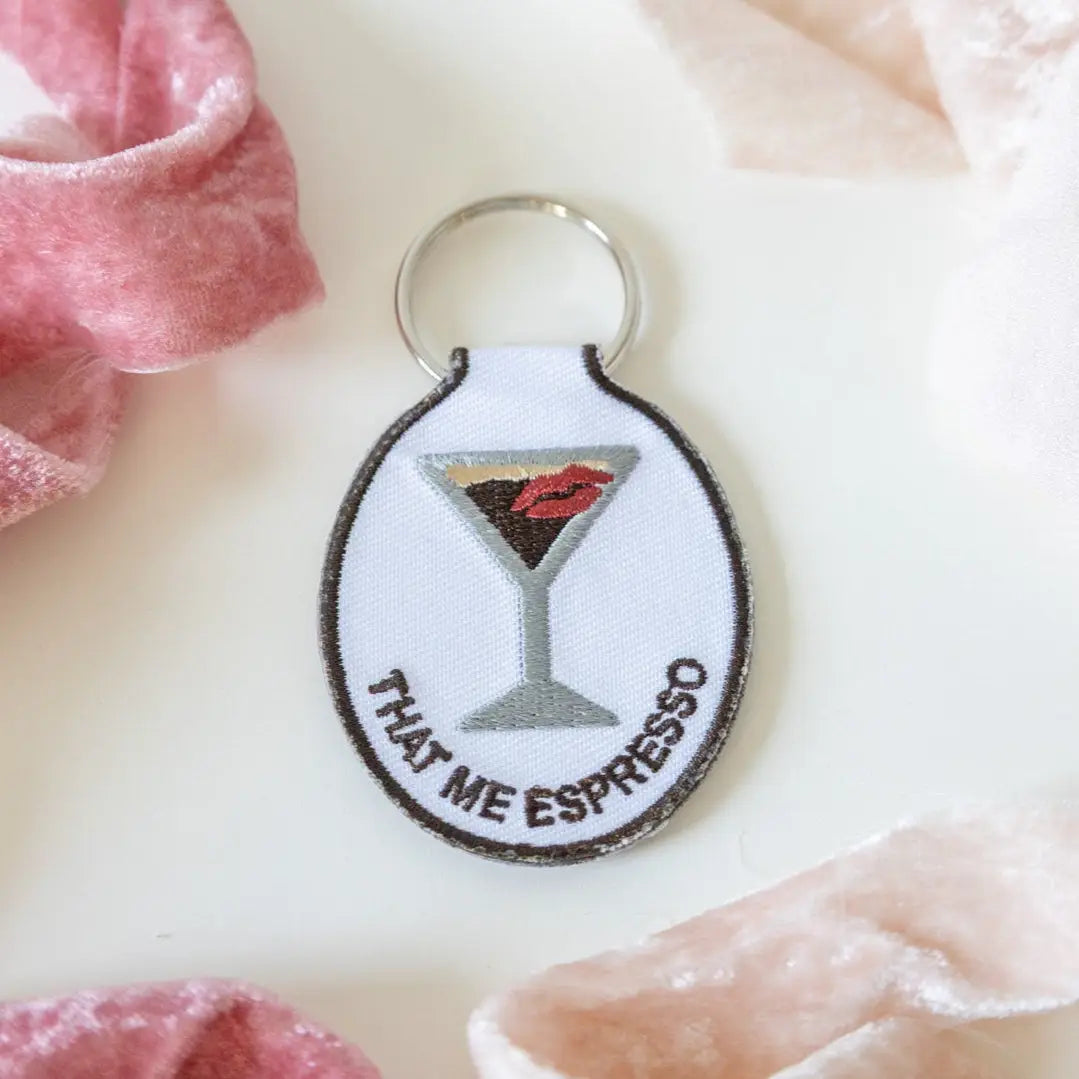 Embroidered Keychain | That Me Espresso