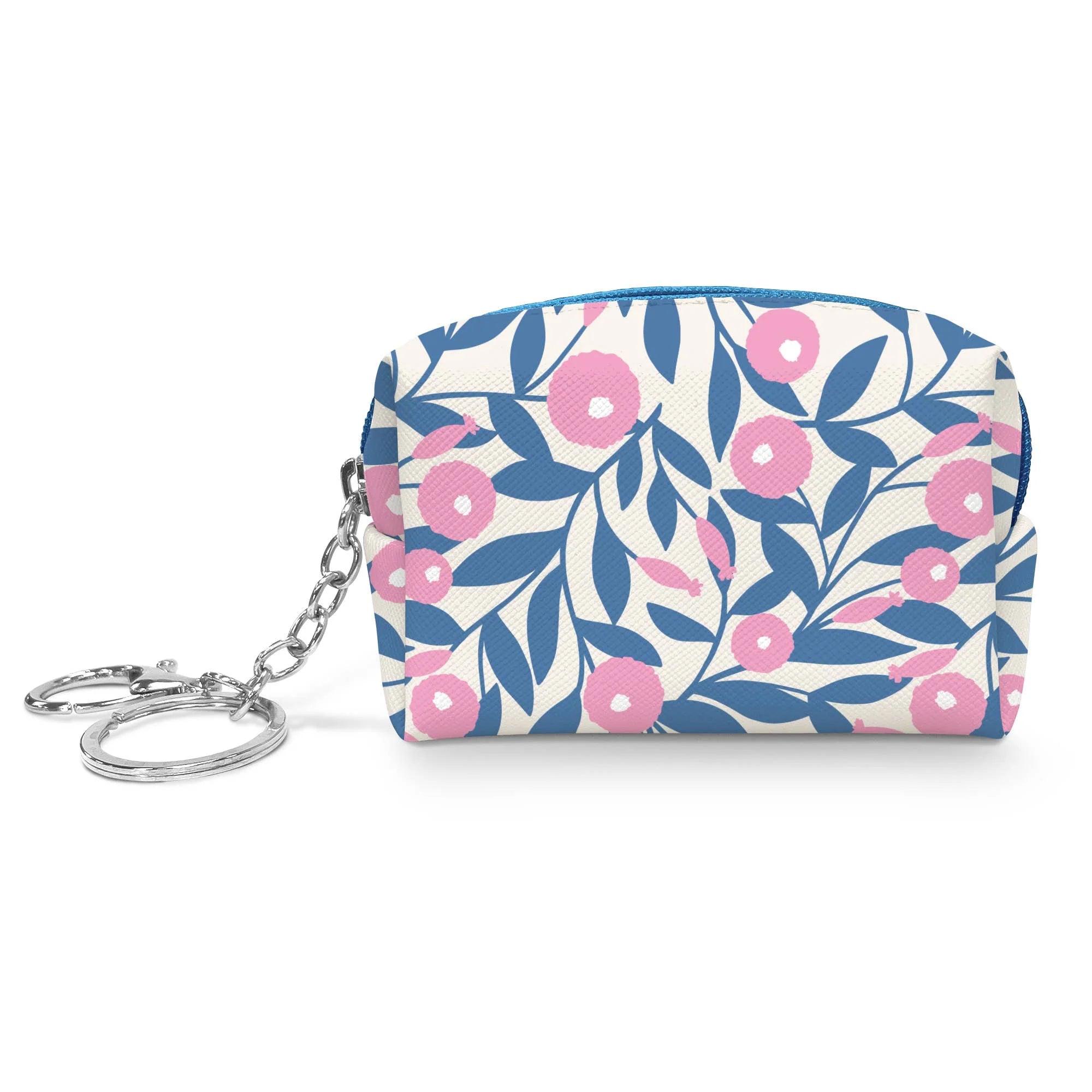 Keychain Pouch - Blushing Dahlias