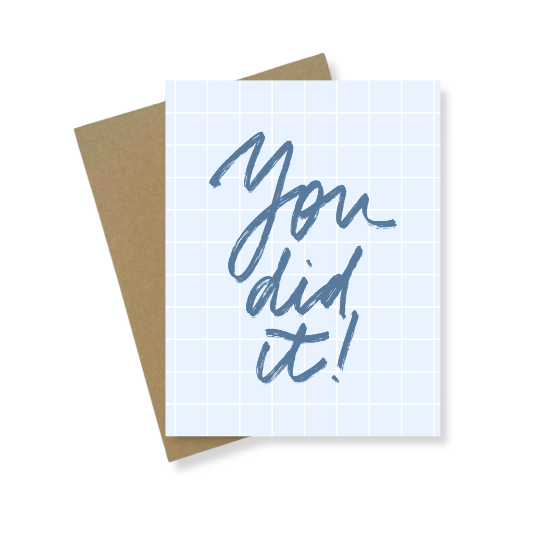 Greeting Card | You Did It!