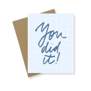 Greeting Card | You Did It!