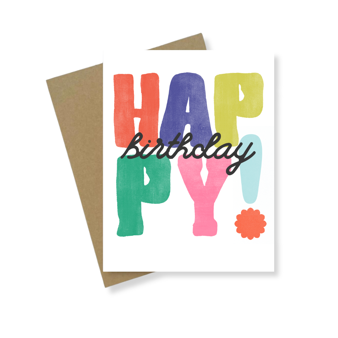 Greeting Card | Happy Birthday! Colorful