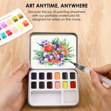 Watercolor Pocket Set - Floral