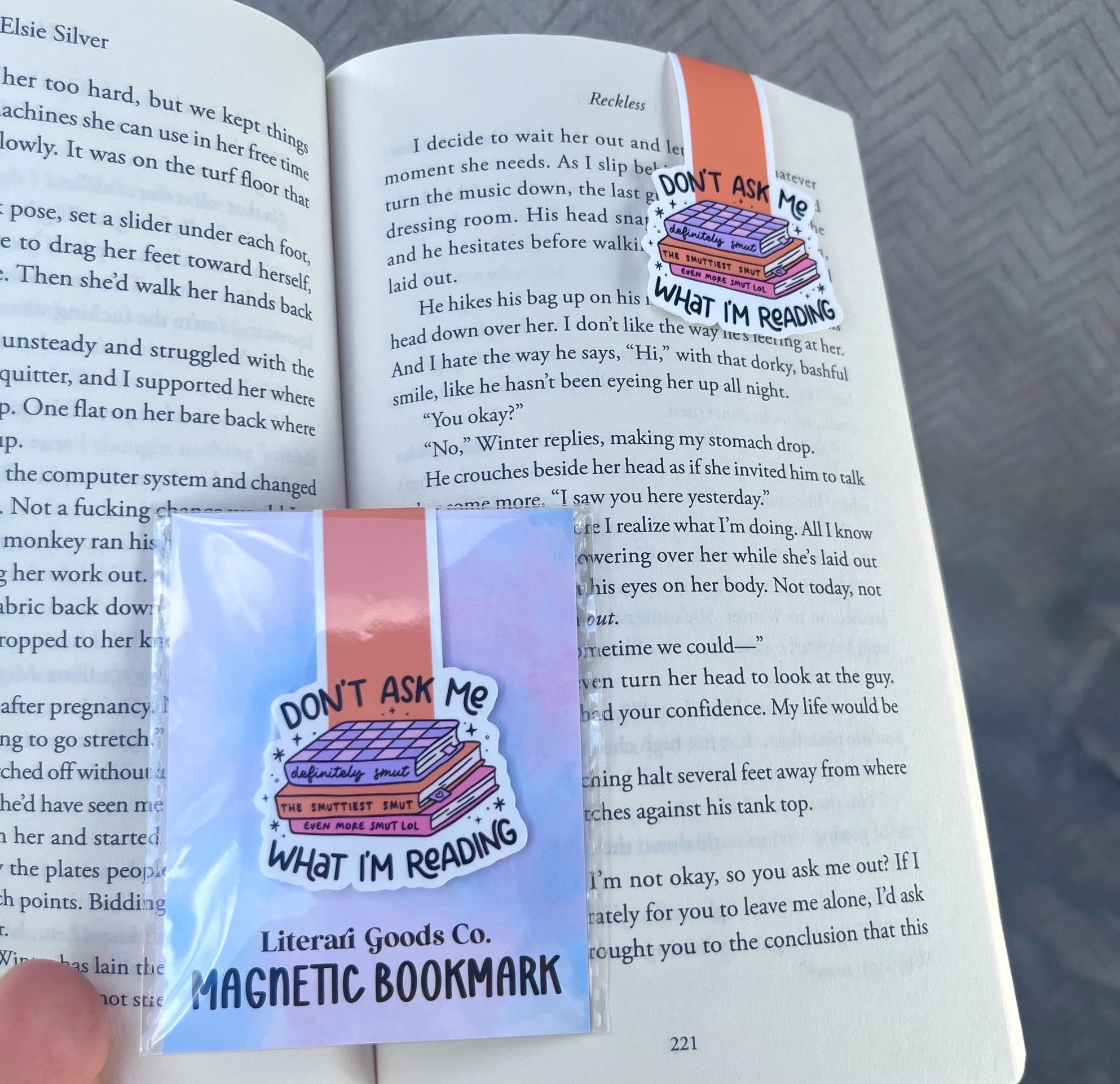Magnetic Bookmark | Don't Ask Me What I'm Reading
