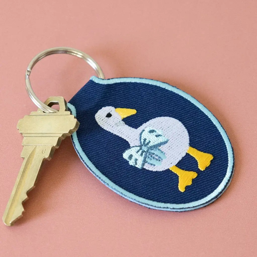 Embroidered Keychain | Dapper Goose