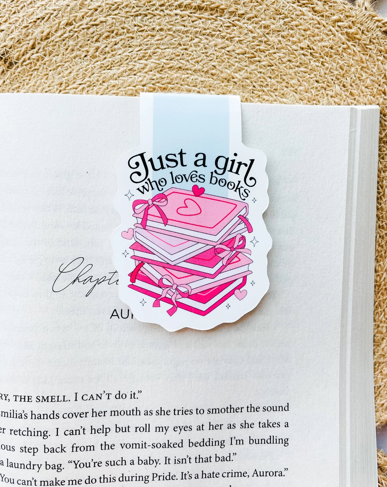 Magnetic Bookmark | Just A Girl Who Loves Books