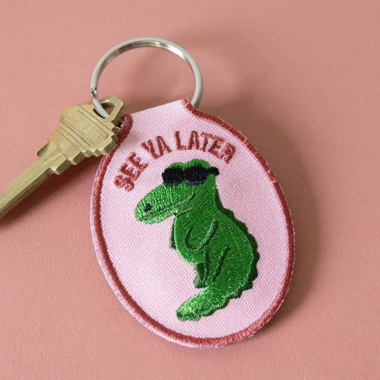 Embroidered Keychain | Later Gator