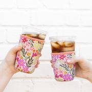 Drink Sleeve | Pink Floral