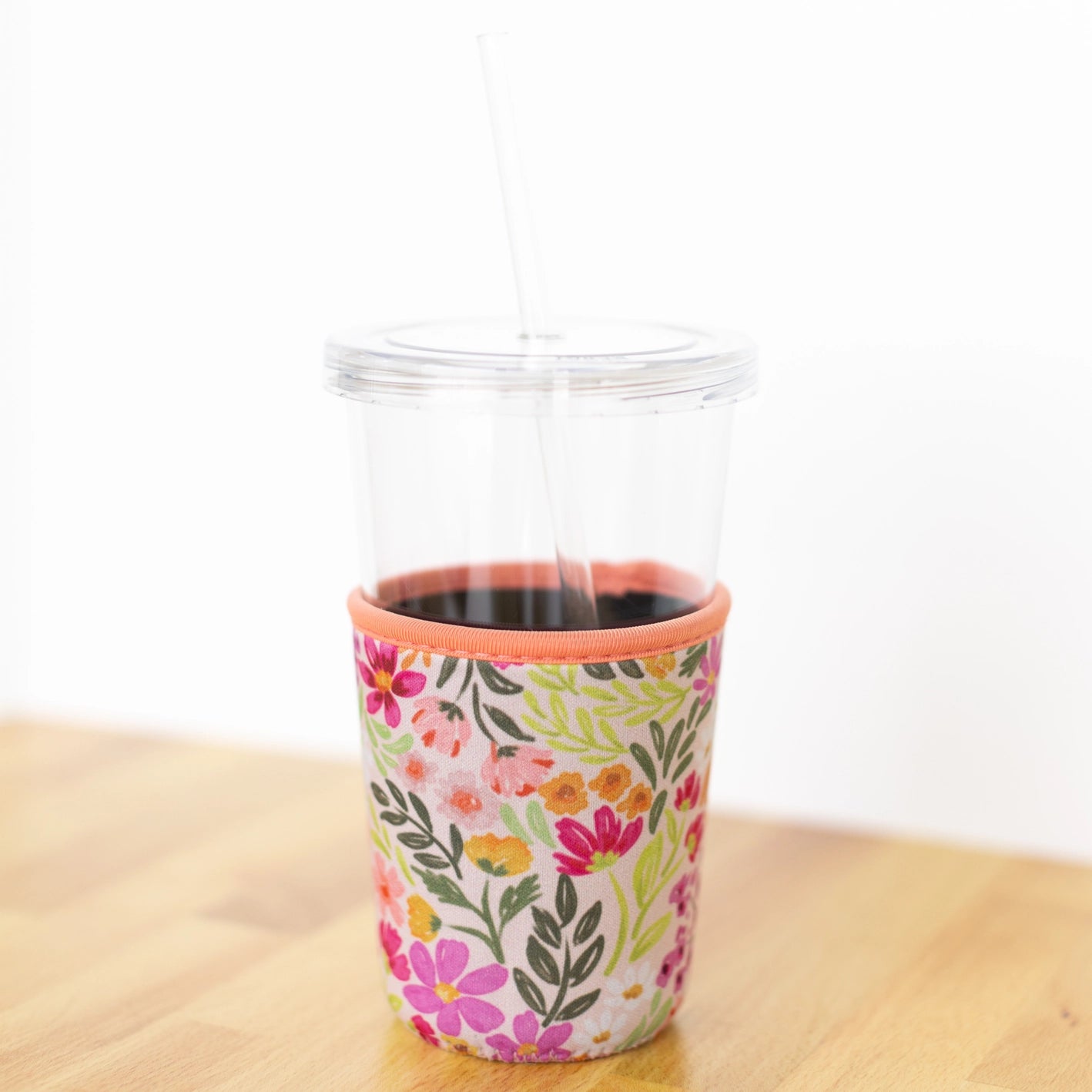 Drink Sleeve | Pink Floral