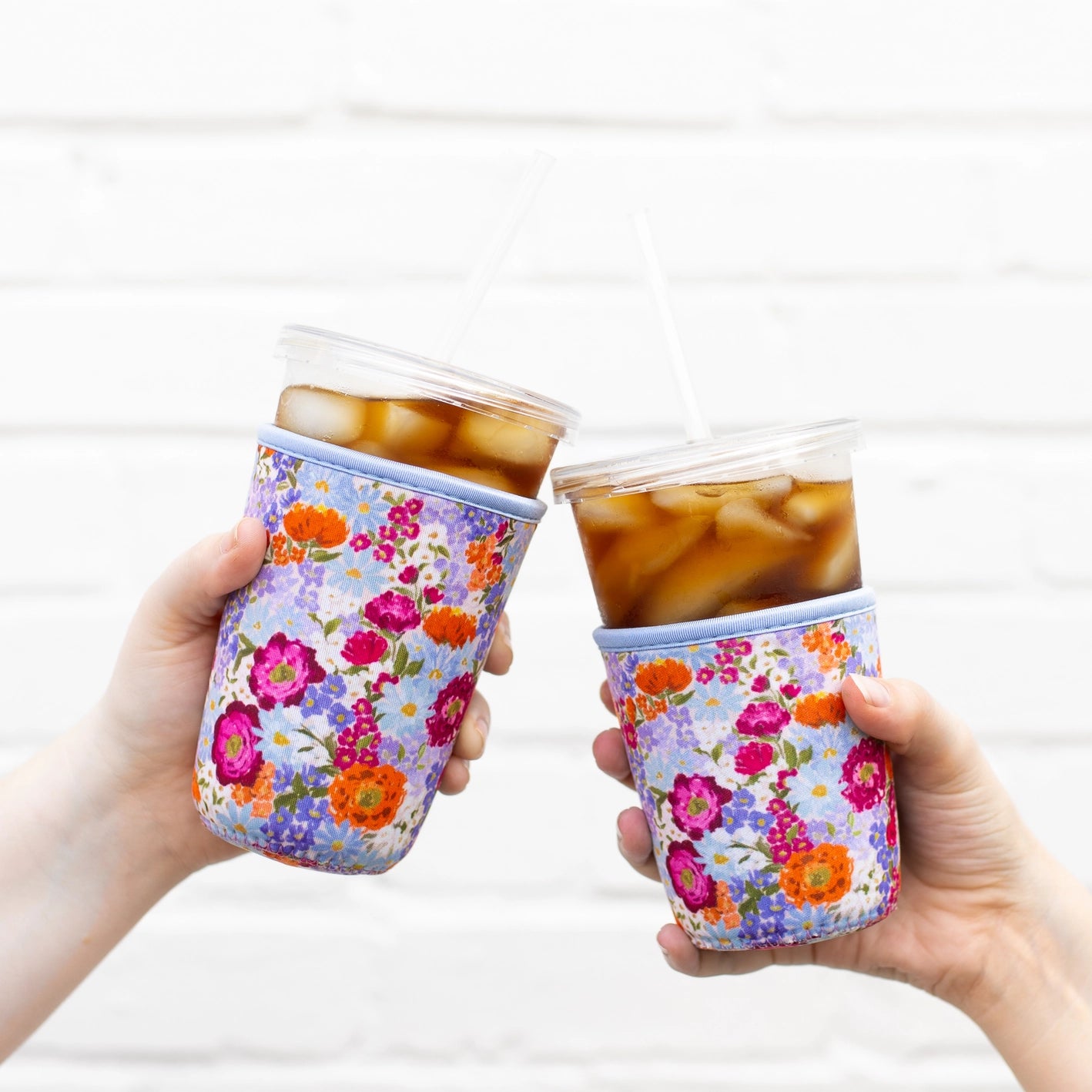 Drink Sleeve | Purple Floral