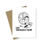 Greeting Card | Love Your Biggest Fan