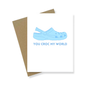 Greeting Card | You Croc My World