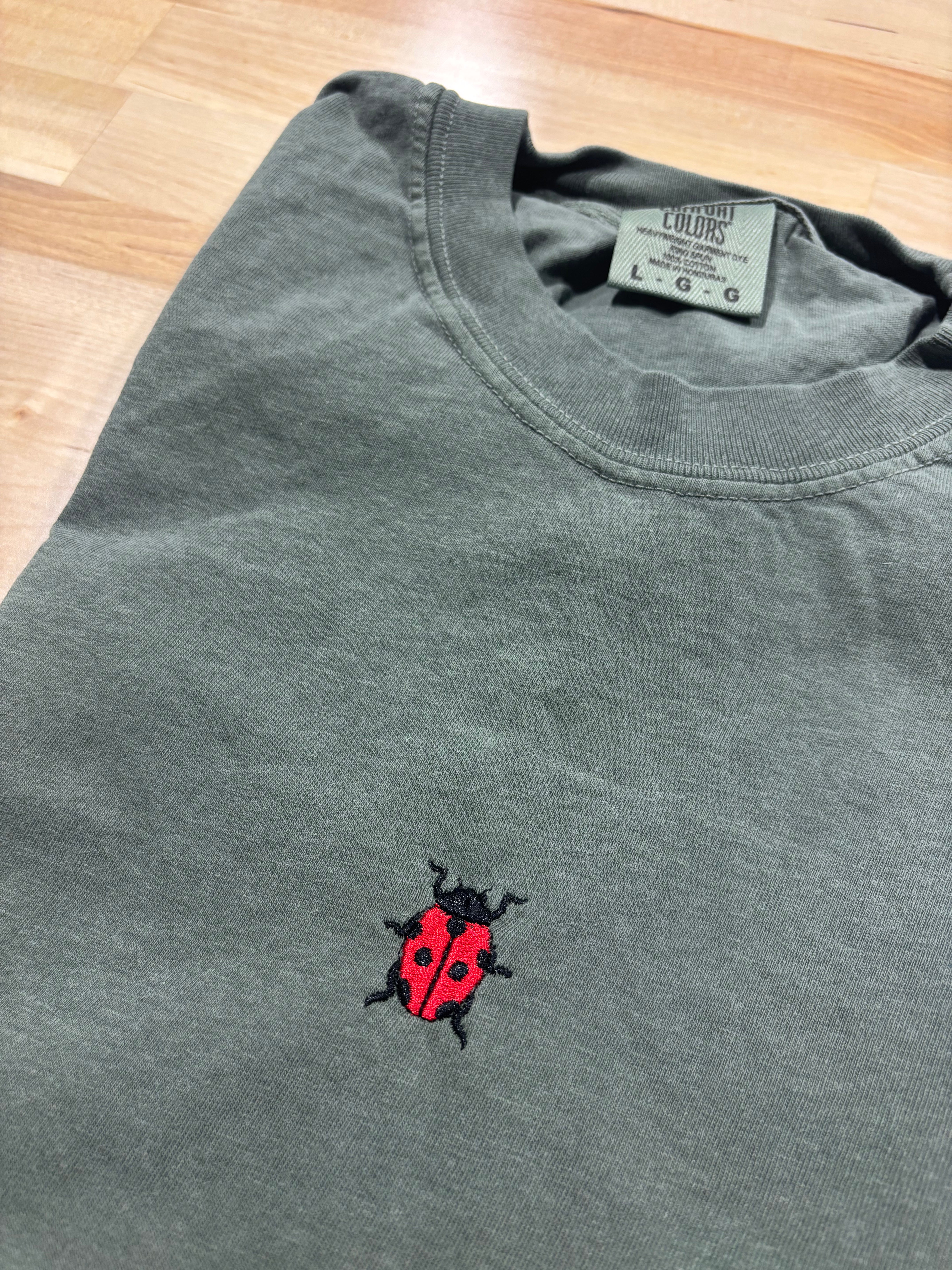 Embroidered Tee | Ladybug