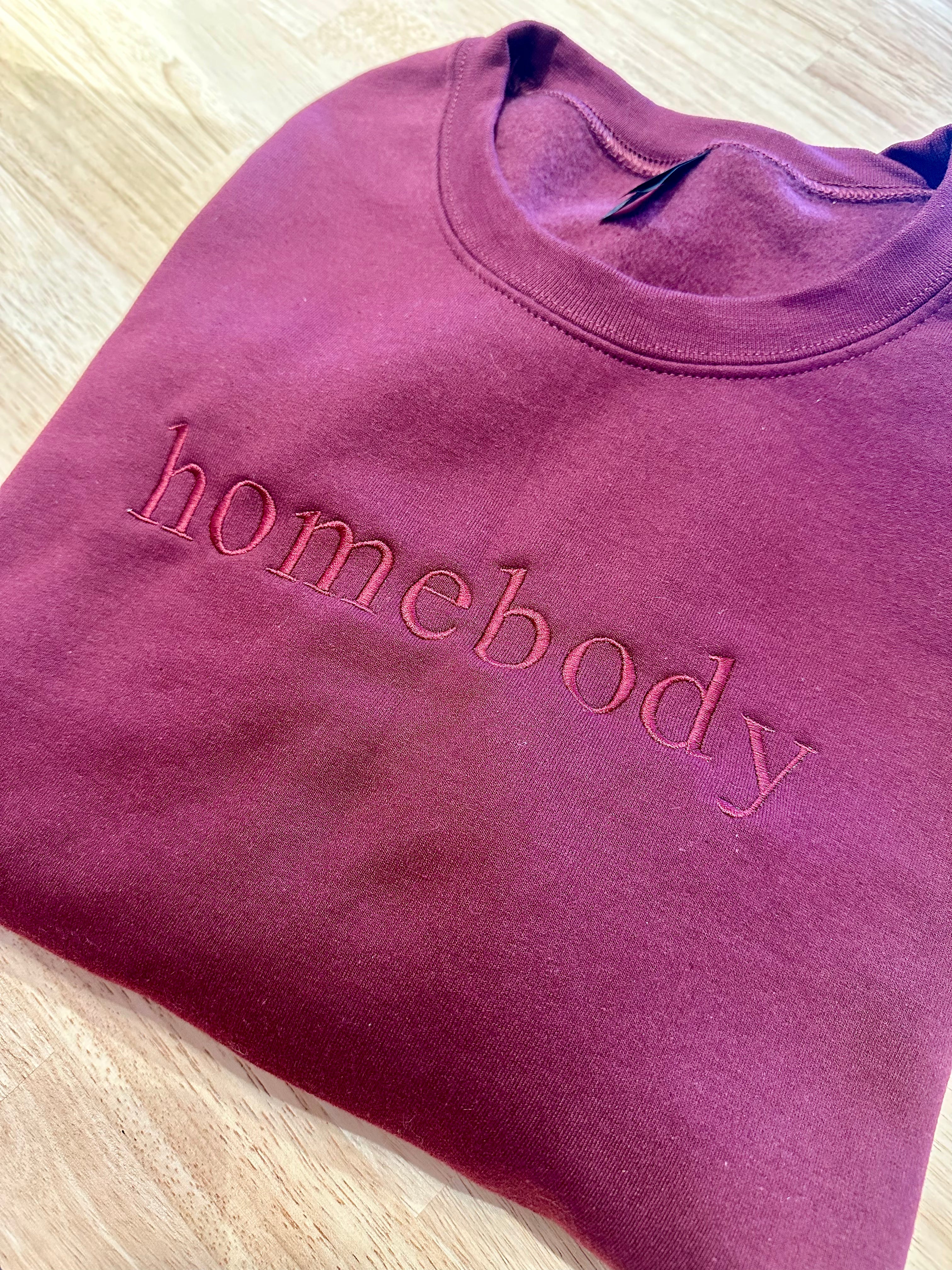 Crewneck | Homebody | Embroidered