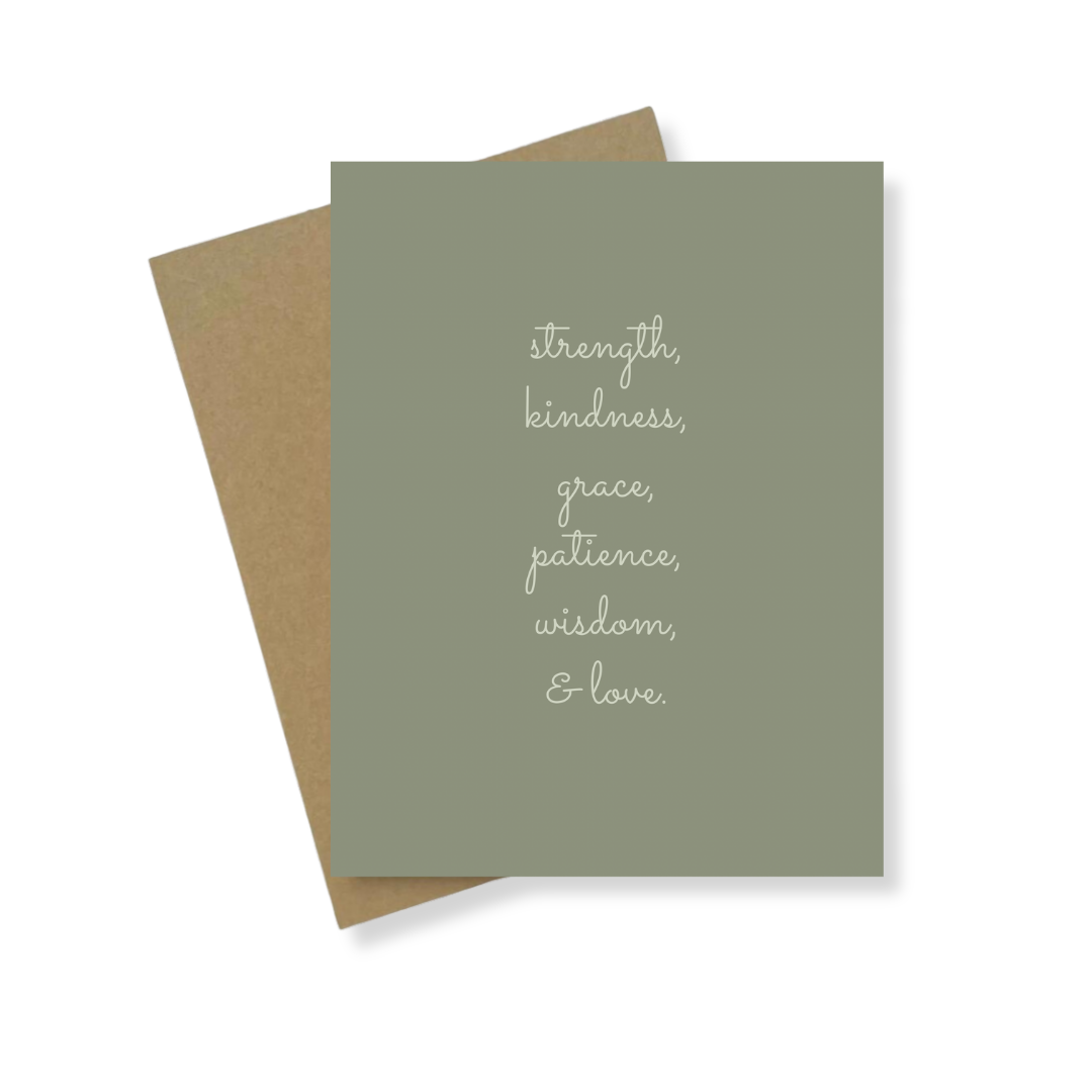 Greeting Card | Strength And Kindness