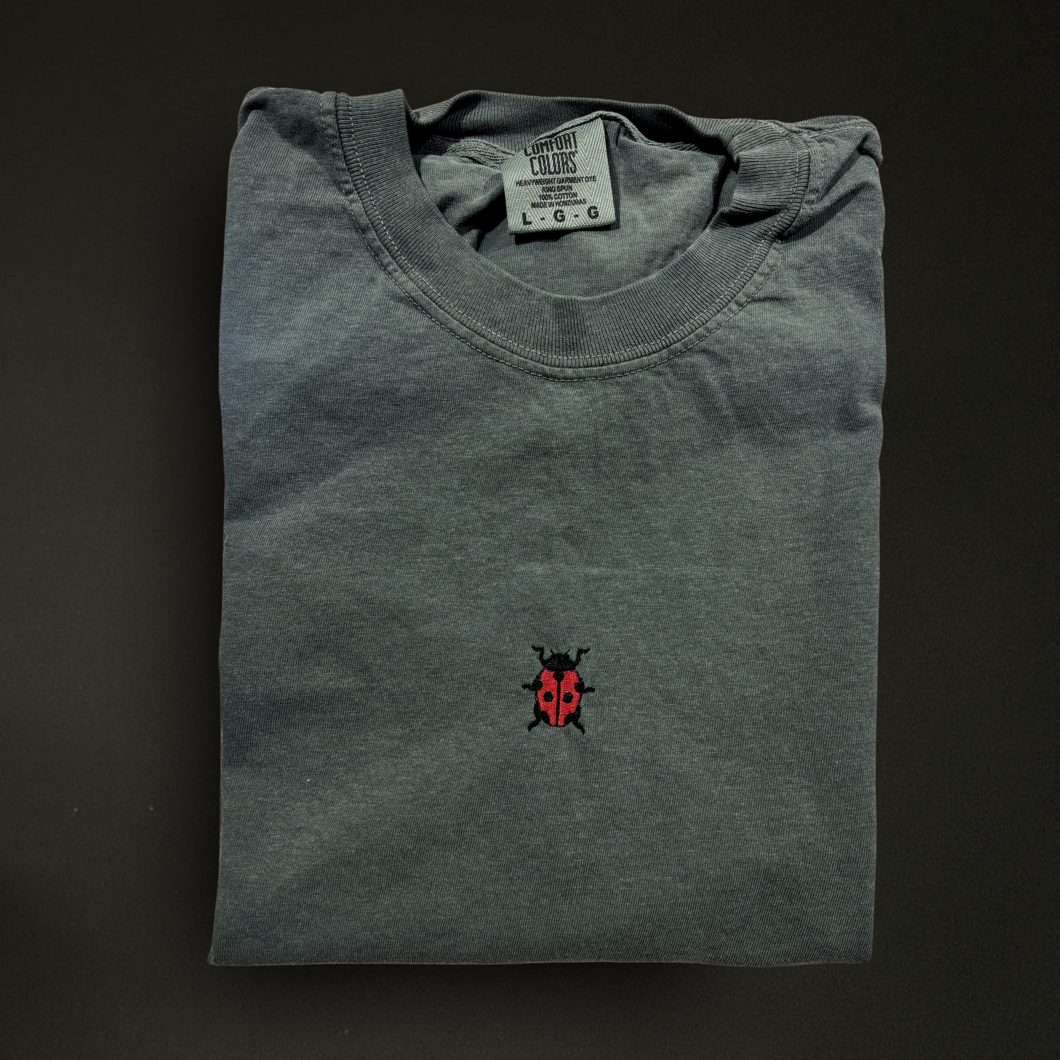 Embroidered Tee | Ladybug