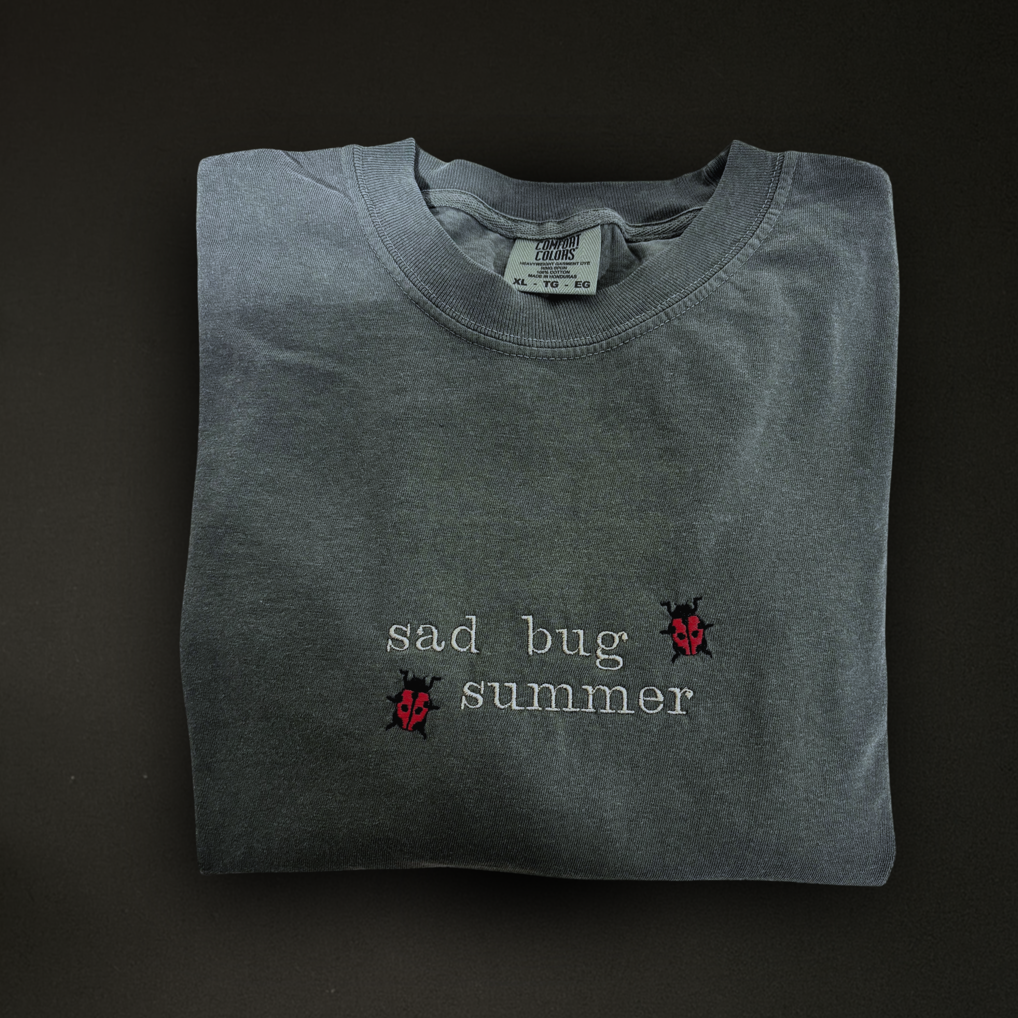 Embroidered Tee | Sad Bug Summer