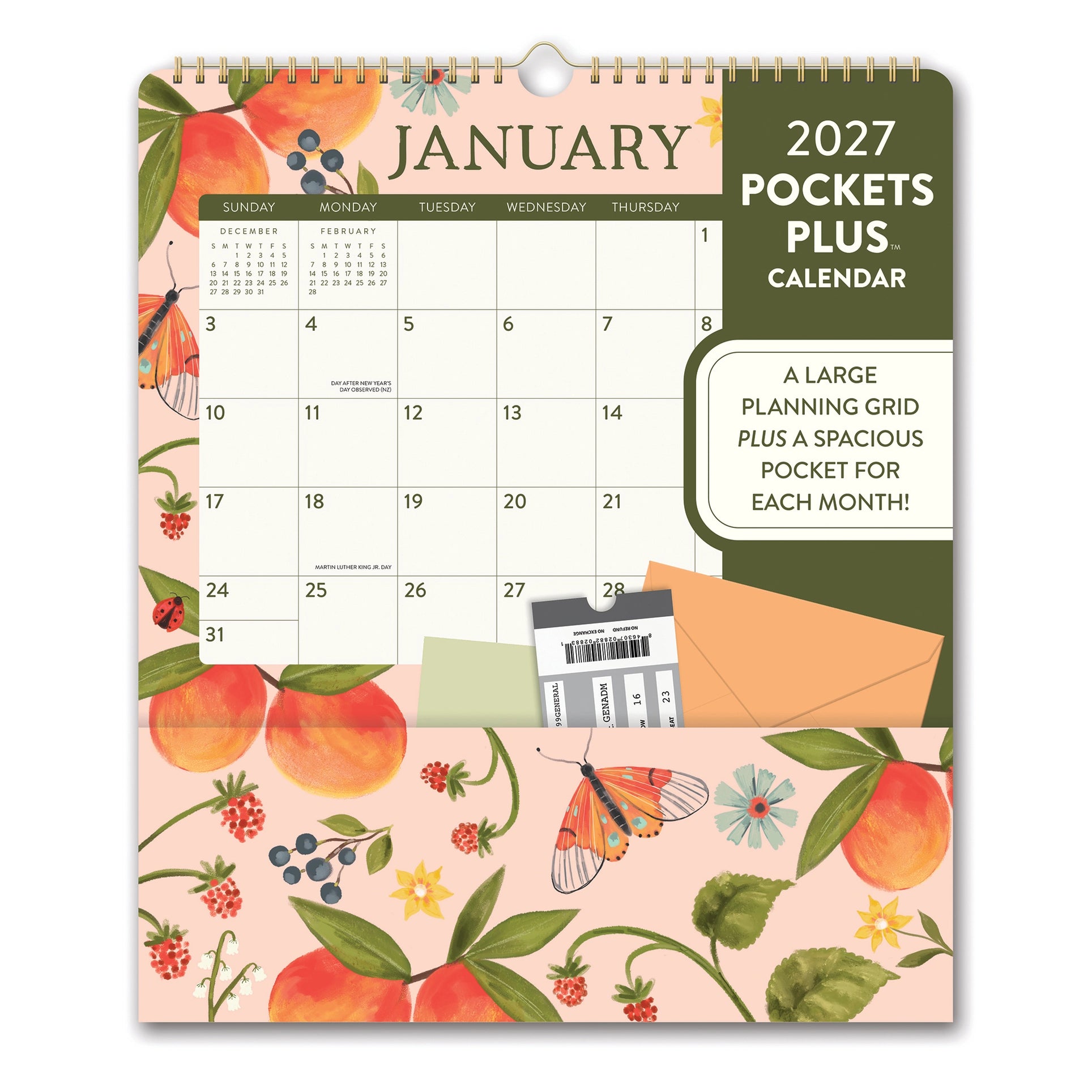 2027 Wall Calendar | Fruits & Flora