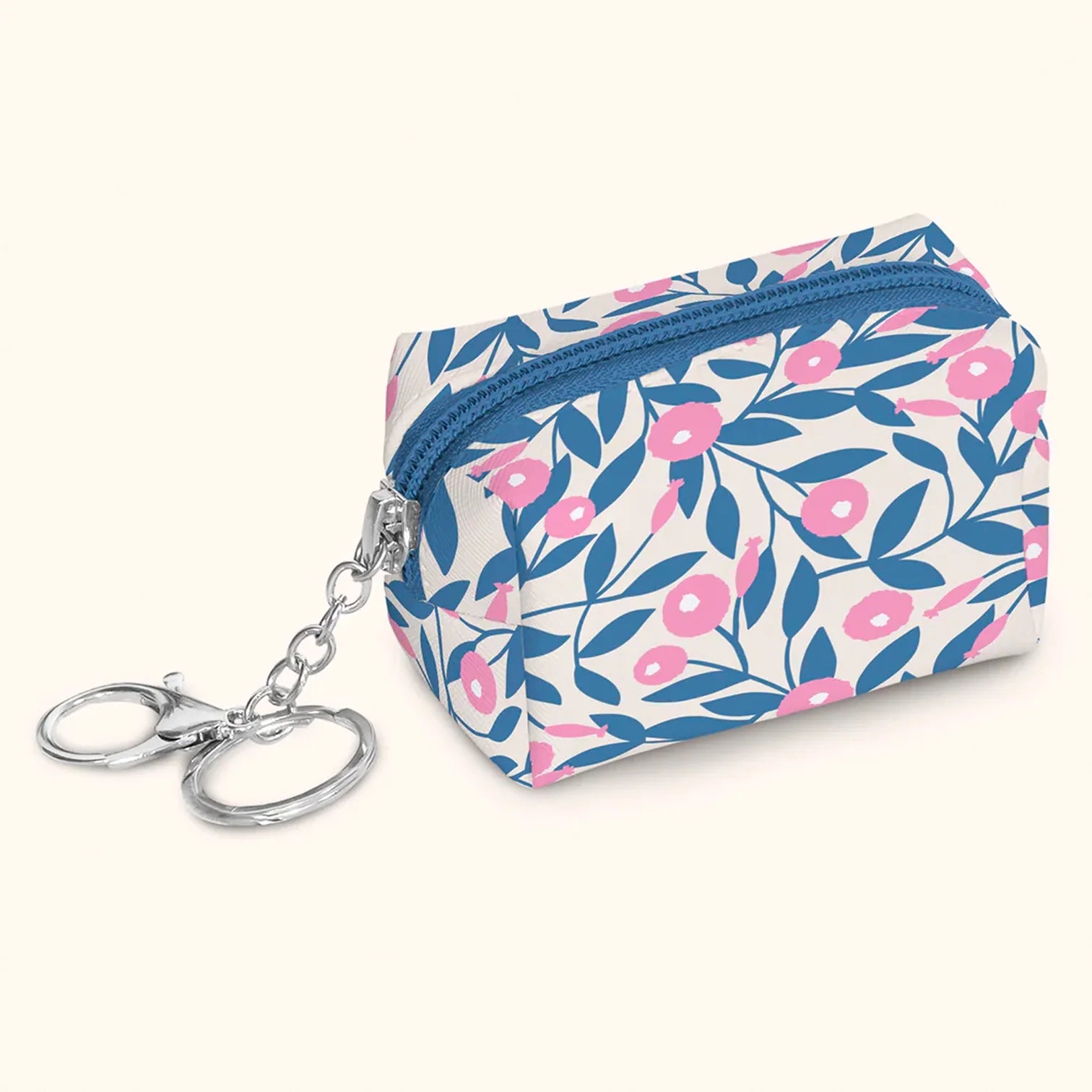 Keychain Pouch - Blushing Dahlias
