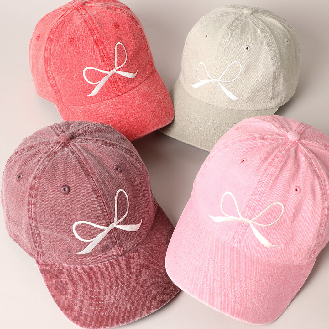 Dad Cap | Ribbon Bow