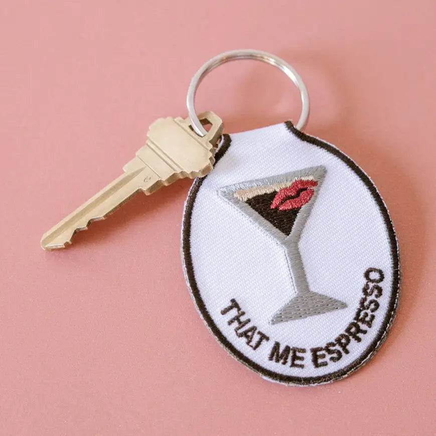 Embroidered Keychain | That Me Espresso