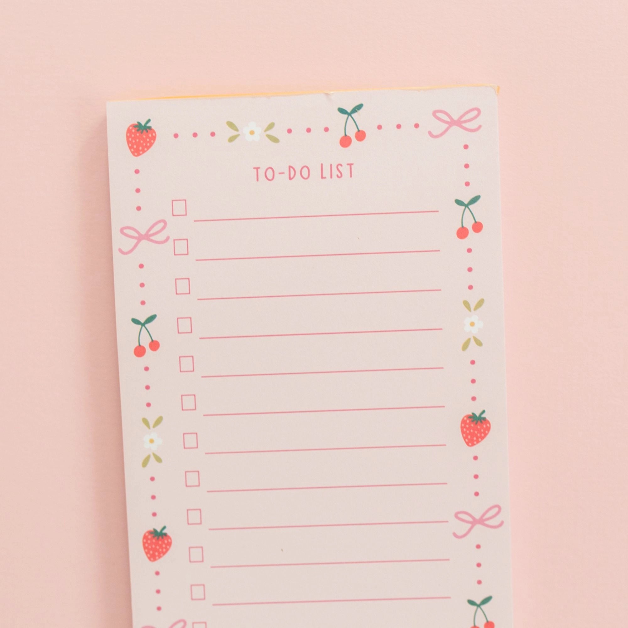 Notepad | Berries & Bows (4x12)