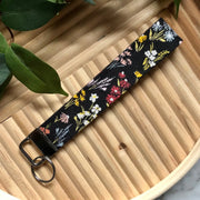 Wristlet Keychain | Black Garden