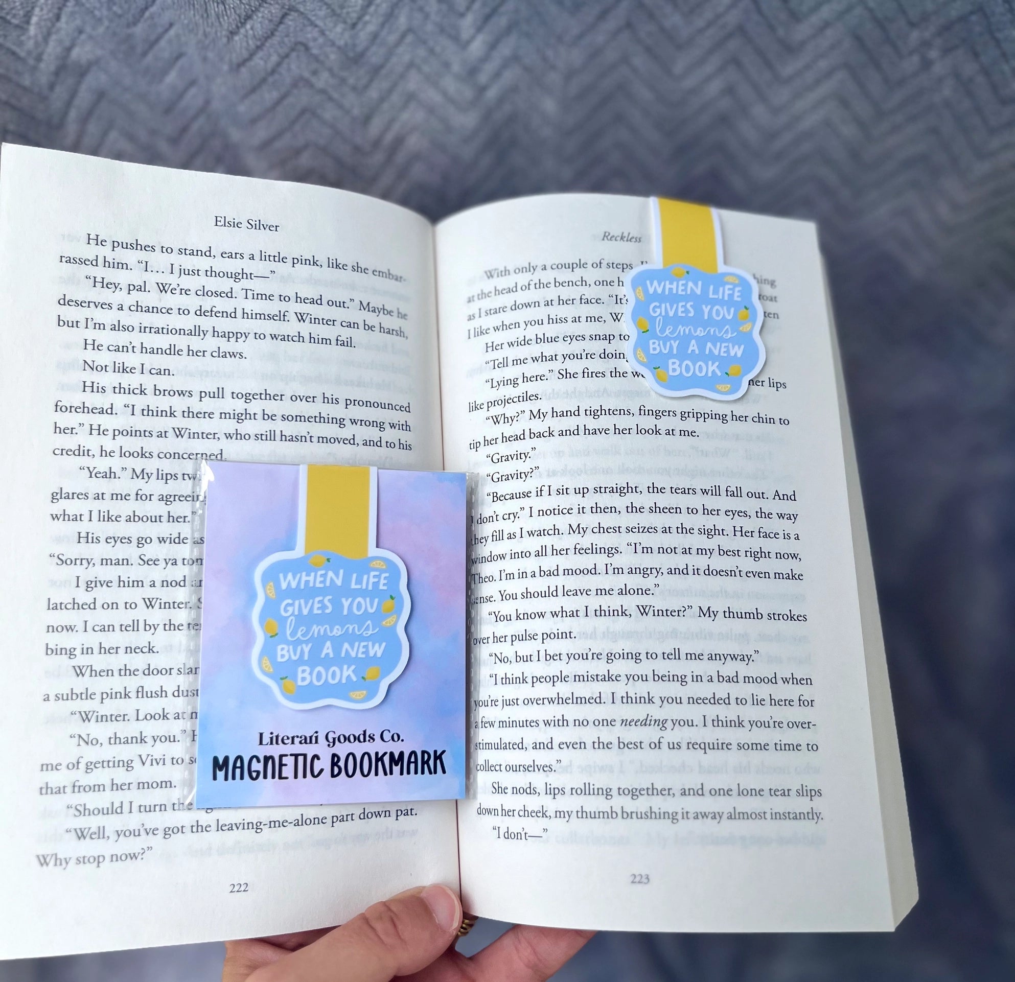 Magnetic Bookmark | When Life Gives You Lemons, Buy A New Book