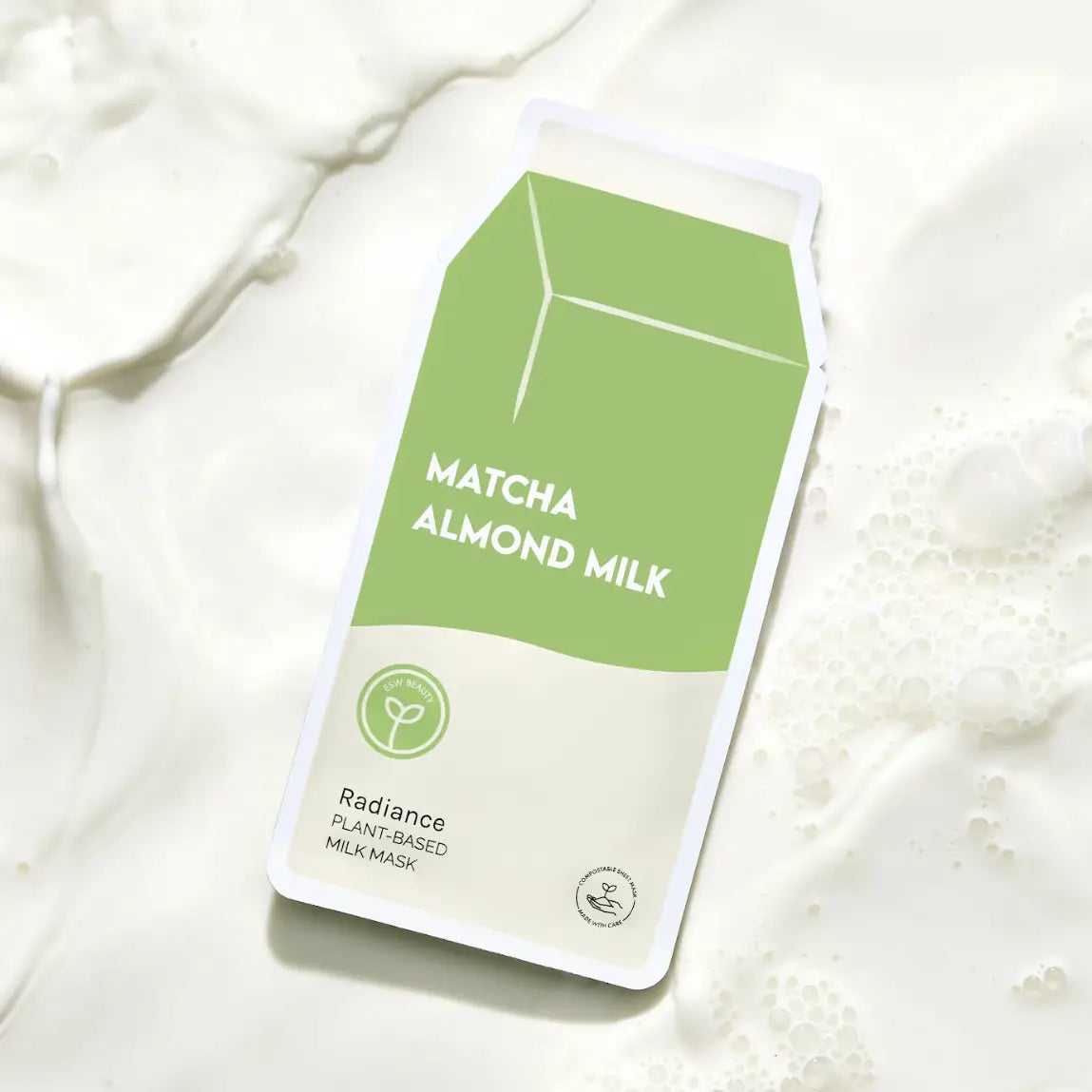 Matcha Almond Milk | Radiance Plant-Based Milk Mask