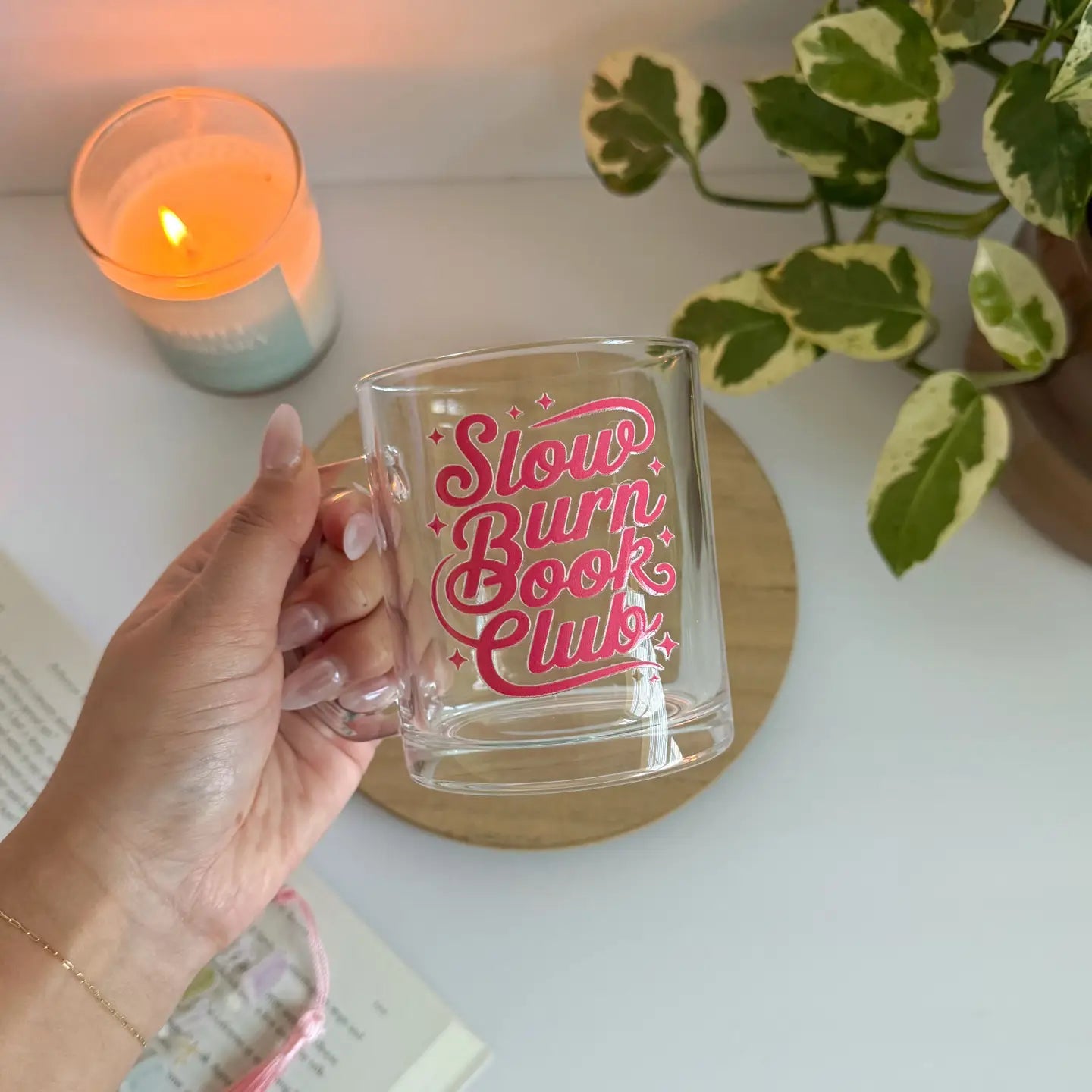 Glass Mug | Slow Burn Book Club