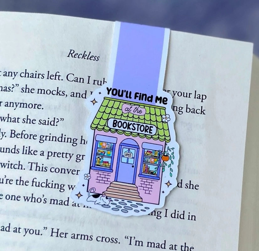 Magnetic Bookmark | You'll Find Me At The Bookstore